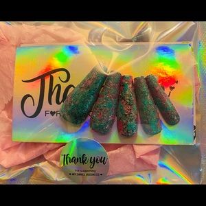 Spring Explosion- One of a kind nails.